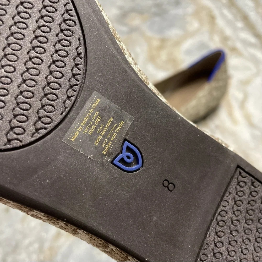 NEW Rothy’s The Flat in Portobello Spot size 8 - Picture 9 of 11